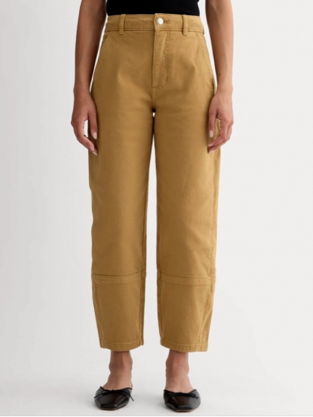 Everlane Utility Barrel Pant in Camel Size 2R